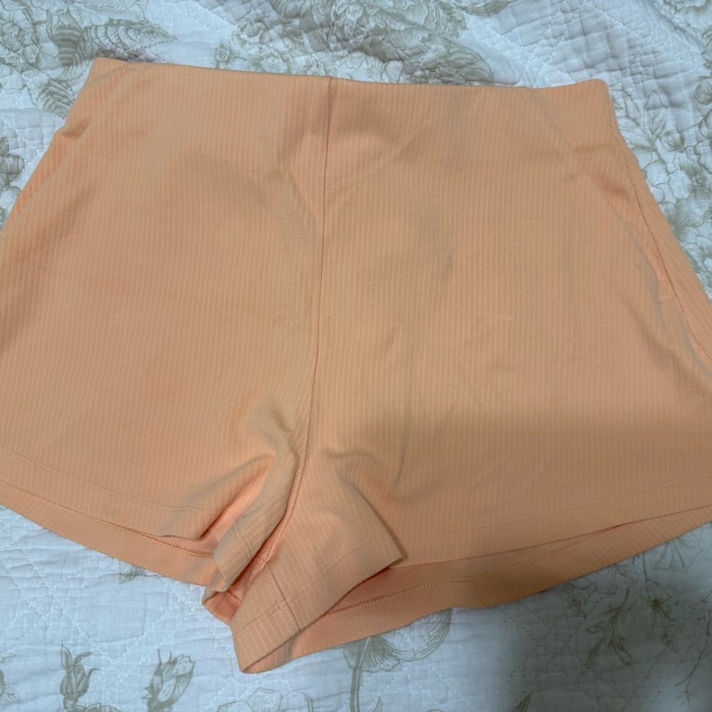lululemon athletica High-Waist Peachy Orange Athletic Shorts